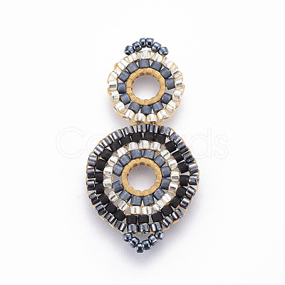 MIYUKI & TOHO Handmade Japanese Seed Beads Links SEED-A027-G16-1