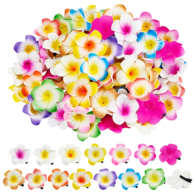 140Pcs 14 Colors EVA Alligator Hair Clips PHAR-DR0001-02-1