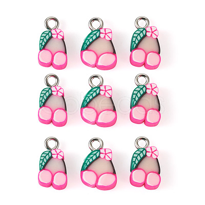 50Pcs Handmade Polymer Clay Charms CLAY-YS0001-02-1
