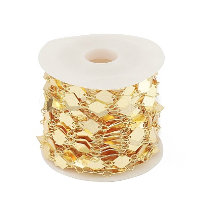 Brass Rhombus Link Chains CHC-M025-11G-1