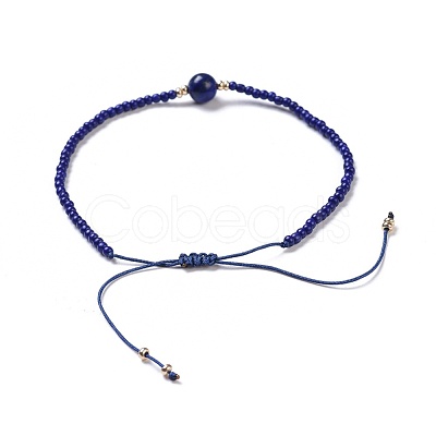 Nylon Thread Braided Beads Bracelets BJEW-JB04346-05-1
