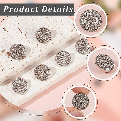 20Pcs Alloy Shank Buttons FIND-CY0001-62-1