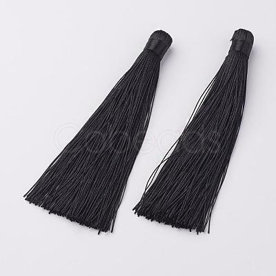 Nylon Tassels Big Pendant Decorations HJEW-G010-B10-1