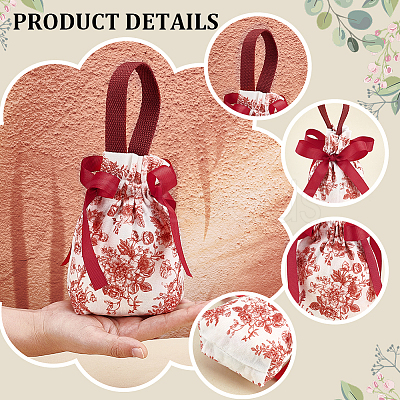 Canvas Cloth Storage Pouches ABAG-WH0032-78D-1