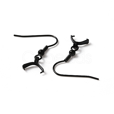 304 Stainless Steel Earring Hooks STAS-WH0035-14EB-1