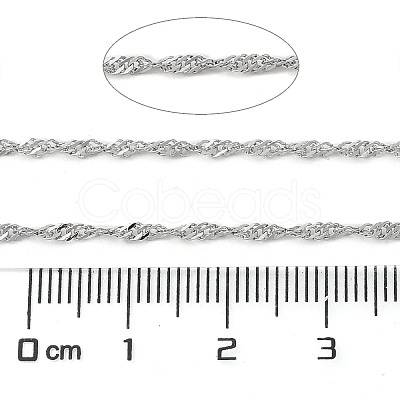 Tarnish Resistant 304 Stainless Steel Singapore Chains CHS-C010-04A-P-1