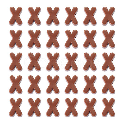 Opaque Acrylic European Beads OACR-TAC0019-006X-1