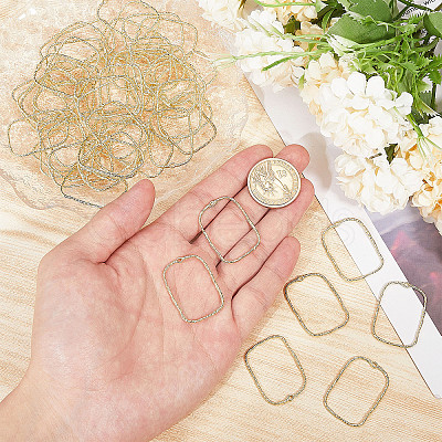 100Pcs Alloy Open Back Bezel Pendants FIND-CA0008-64-1