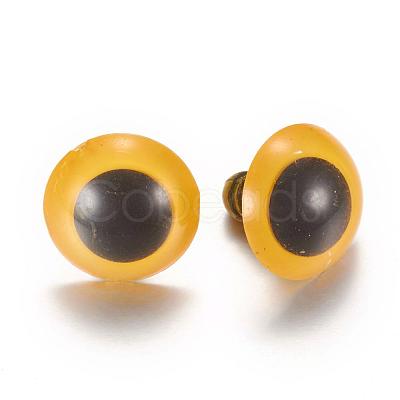 Craft Plastic Doll Eyes Stuffed Toy Eyes DIY-R039-14mm-03-1