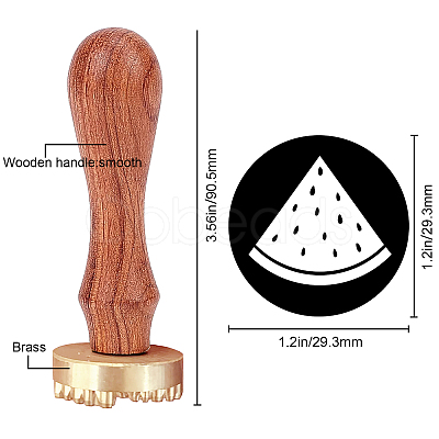 CRASPIRE 1Pc Brass Stamp Head DIY-CP0006-68E-1