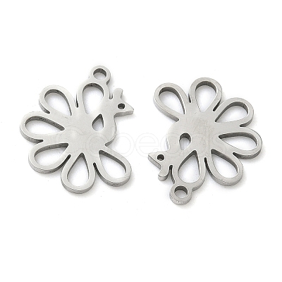 201 Stainless Steel Pendants STAS-F337-08P-1