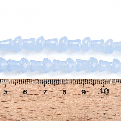 Baking Paint Glass Beads Strands DGLA-N007-01G-1