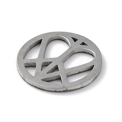 Non-Tarnish 304 Stainless Steel Charms STAS-P338-05P-1