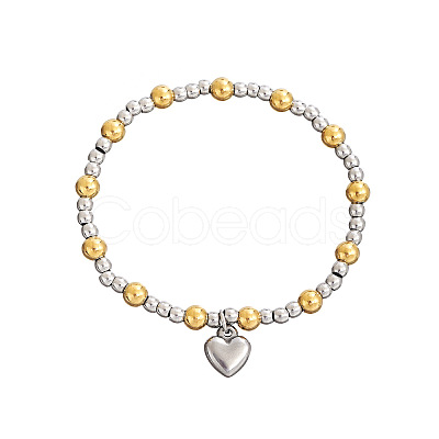 304 Stainless Steel Charm Bracelets FS-WGA0F88-01-1