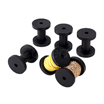 Wooden Bobbins FIND-WH0148-472B-1