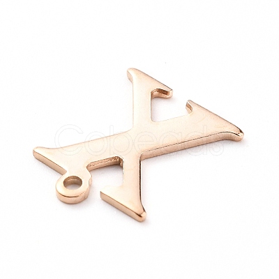 PVD Vacuum Plating 304 Stainless Steel Charms STAS-H112-X-RG-1