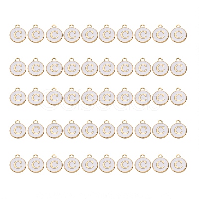 Golden Plated Alloy Charms ENAM-SZ0001-25A-C-1