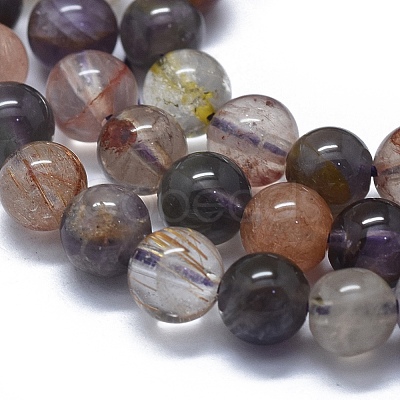 Natural Auralite 23 Beads Strands G-D0013-69A-1