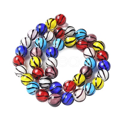 Handmade Transparent Lampwork Beads BLOW-D300-08A-1