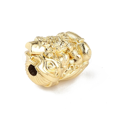 Rack Plating Brass Bead KK-C019-36G-1