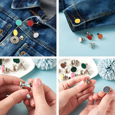 Alloy Button Pins for Jeans PALLOY-PJ0001-06-1