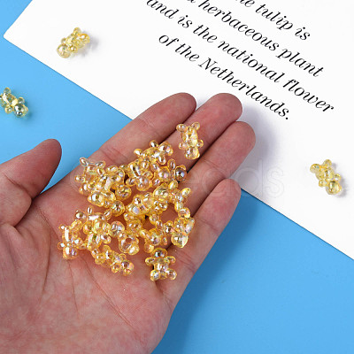 Transparent Acrylic Beads MACR-S154-127-C05-1