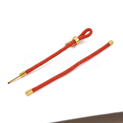 Braided Nylon Cord Bracelet Making MAK-A017-D03-40G-1