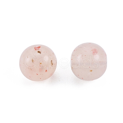 Marbled Stone Style Opaque Acrylic Beads OACR-G009-01A-1