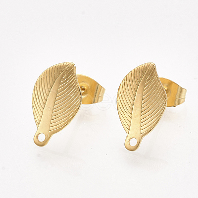 304 Stainless Steel Stud Earring Findings STAS-S079-67A-1