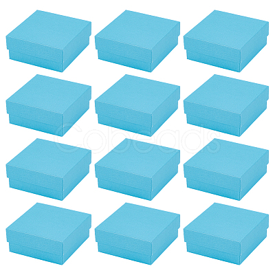 12Pcs Cardboard Jewelry Boxes CBOX-GO0001-01-1