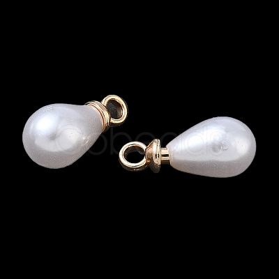 ABS Plastic Pearl Pendants FIND-Z105-03A-01G-1