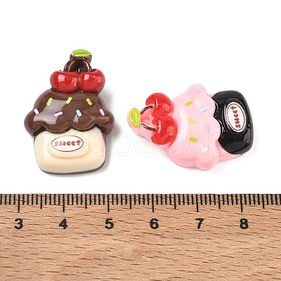 Opaque Resin Imitation Food Cabochons RE-CBA068D-02-1