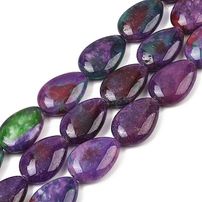 Two Tone Natural White Jade Beads Strands G-Z105-B01-01F-1