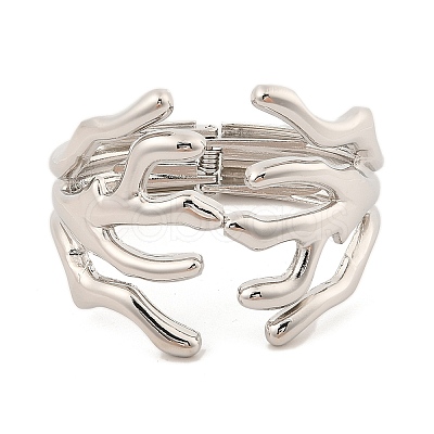 Alloy Wide Bangles for Women BJEW-L629-10P-1