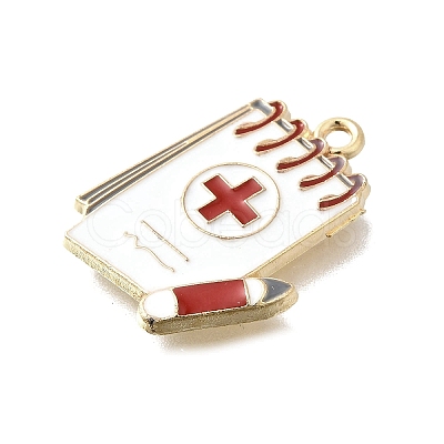 Medical Theme Alloy Enamel Pendants FIND-G090-02D-03-1