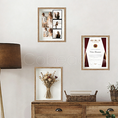 MDF Composite Wood Photo Frame Stand for Dried Flower DJEW-WH0028-057B-1