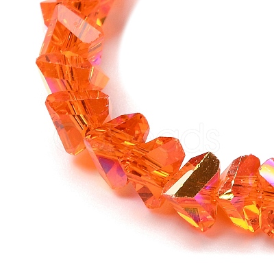 Transparent Glass Beads Strands EGLA-P061-04B-AB10-1