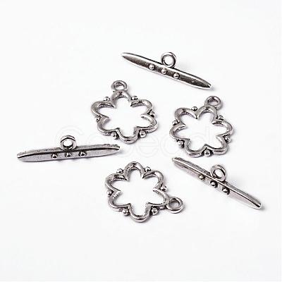 Alloy Toggle Clasps X-EA777Y-1