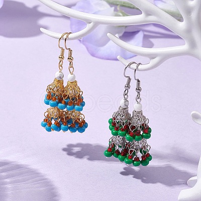 2 Pairs 2 Colors 304 Stainless Steel Dangle Earrings EJEW-MZ00130-1