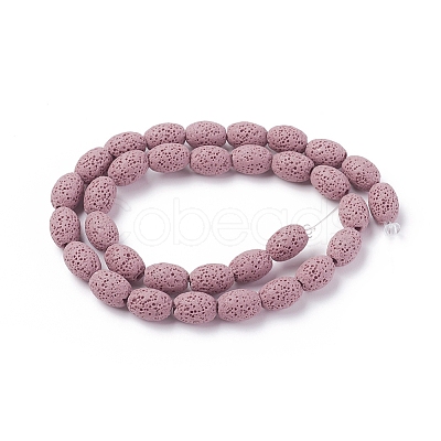 Natural Lava Rock Beads Strands G-F671-03A-08-1
