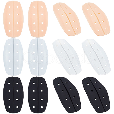 12Pcs 3 Color Silicone Non-slip Shoulder Pad FIND-GF0002-17-1