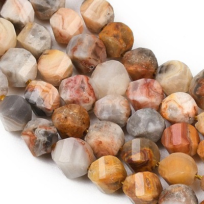 Natural Crazy Agate Beads Strands G-P611-C06-01-1