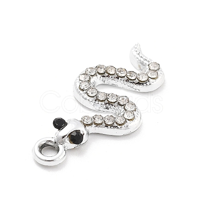 Alloy Rhinestone Pendants FIND-U026-21P-1