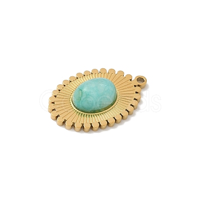 Natural Mixed Gemstone Pendants STAS-P394-06G-1