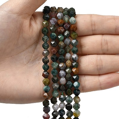 Natural Indian Agate Beads Strands G-Z119-A29-01-1