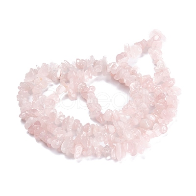 Natural Rose Quartz Beads Strands G-G011-14-1