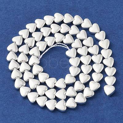 Electroplated Synthetic Non-Magnetic Hematite Beads Strands G-U003-19A-02-1