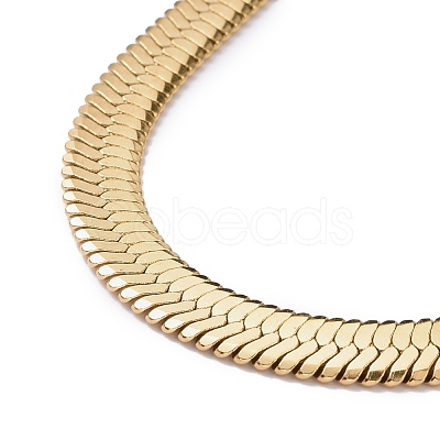 PVD Vacuum Plating 304 Stainless Steel Snake Chains Necklaces NJEW-O058-32G-1