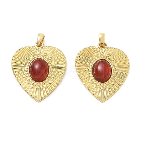 Natural Carnelian Pendants GG-CBAD360-13G-02-1