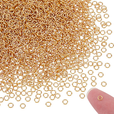 Brass Open Jump Rings KK-WH0001-38G-01-1